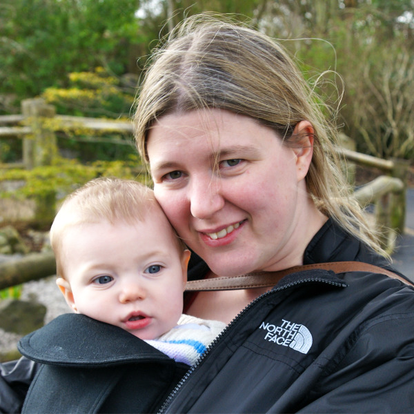 With Mummy at the zoo